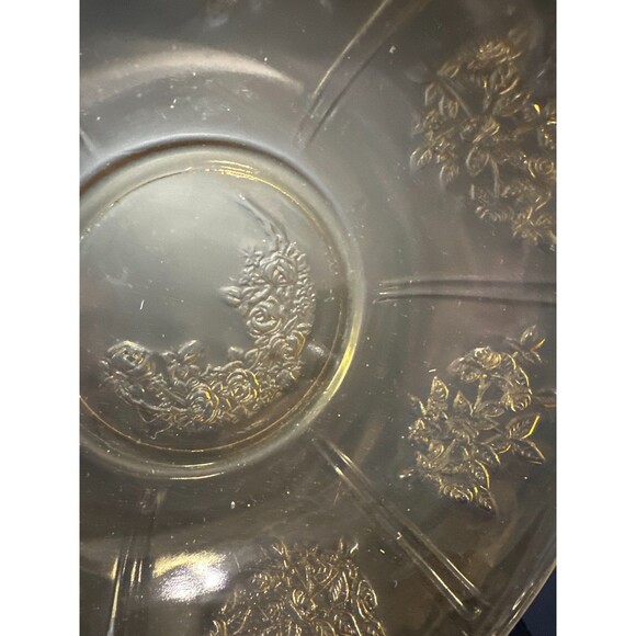 Federal Glass Sharon Amber 8.5" Bowl - Picture 5 of 6